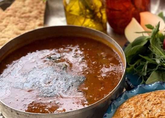 طرز تهیه آبگوشت کرمانی یا متنجنه فوق العاده لذیذ و خوشمزه با سبزی معطر