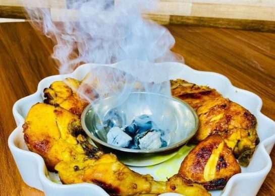 طرز تهیه مرغ ذغالی خوشمزه و لذیذ با سس مایونز مرحله به مرحله در خانه