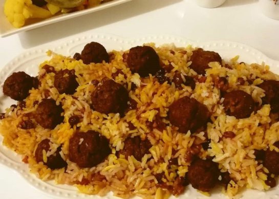 طرز تهیه غمبر پلو شیرازی با گوشت چرخ کرده به روش سنتی_رستوران یاب