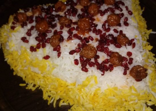 طرز تهیه زرشک پلو با گوشت قلقلی ساده و سریع با دستور ویژه_رستوران یاب