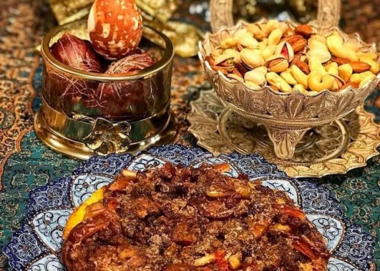 طرز تهیه شش انداز زنجانی اصل خیلی ساده و خوشمزه با خرما و کشمش_رستوران یاب