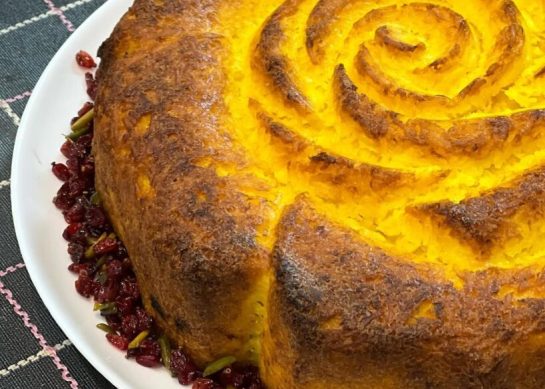 طرز تهیه ته چین کدو حلوایی و مرغ شیک و عالی برای مهمانی ها_رستوران یاب
