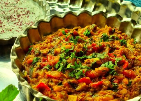 طرز تهیه ملاقورمه مازندرانی بدون گوشت و مرغ با بادمجان به روش سنتی_رستوران یاب