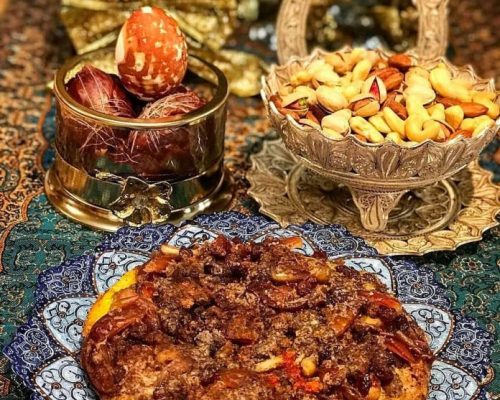 طرز تهیه شش انداز زنجانی اصل خیلی ساده و خوشمزه با خرما و کشمش_رستوران یاب