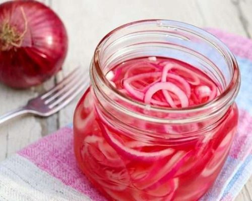 طرز تهیه ترشی پیاز قرمز