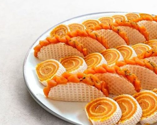 طرز تهیه حلوا رولی