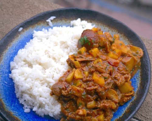 طرز تهیه خورش قارچ با گوشت چرخ کرده