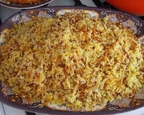 طرز تهیه رشته پلو خالی