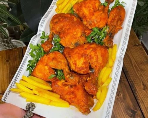 طرز تهیه مرغ تنوری